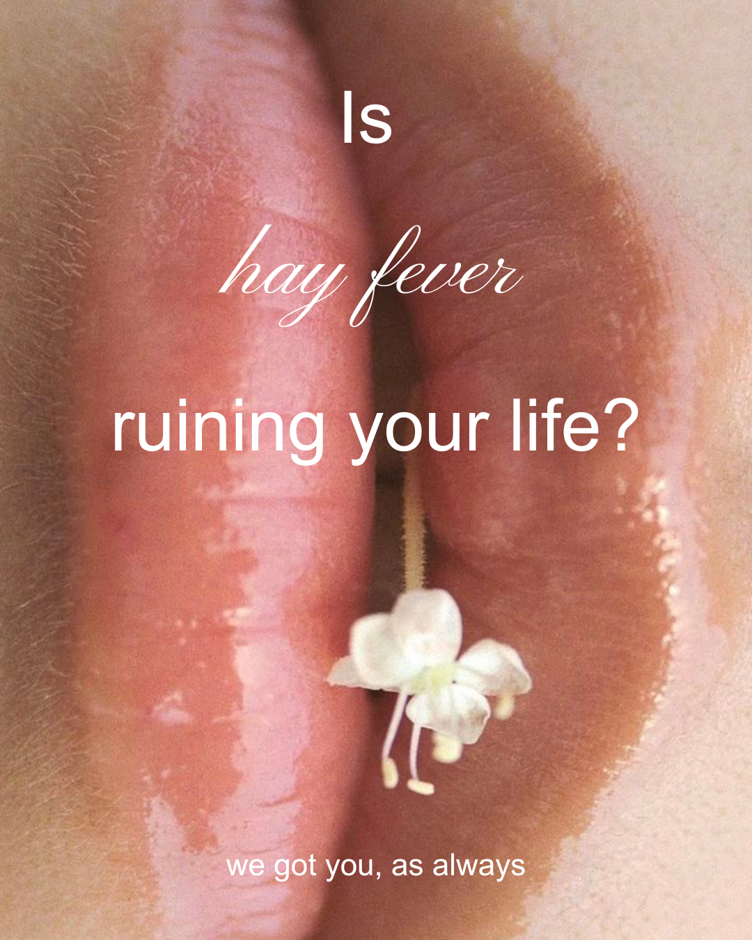Is hay fever ruining your life in spring?