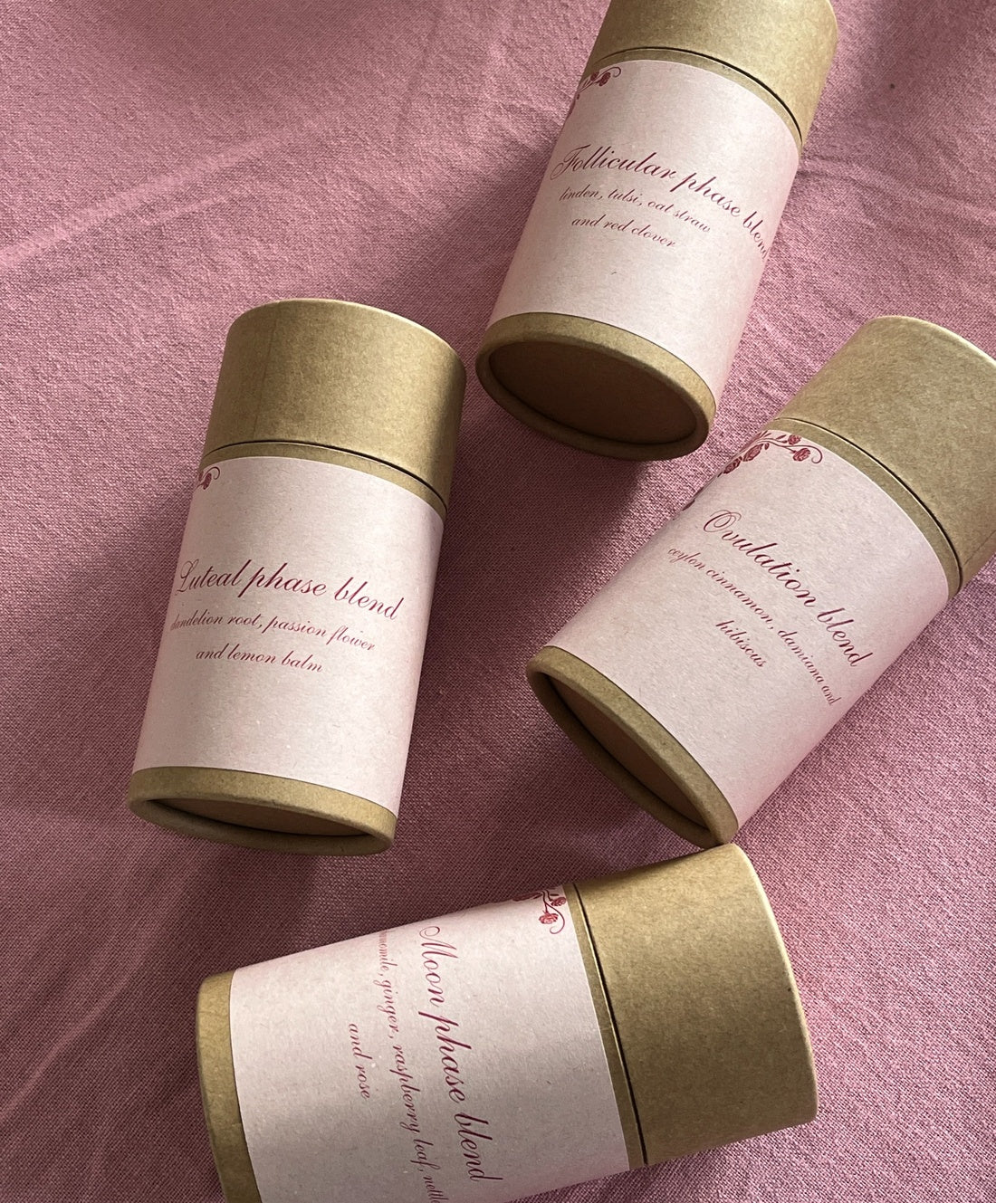 Menstrual cycle tea set